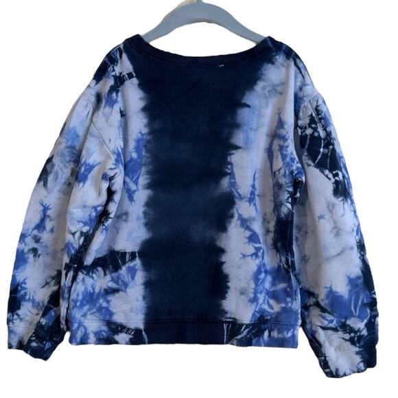 Sea New York Girls' Celestia Tie Dye Sweatshirt Navy SIze 5/7Y - Picture 2 of 7